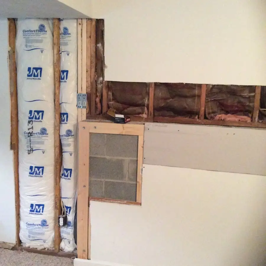 Wall insulation replacement during Contents Cleaning & Restoration in Winslow